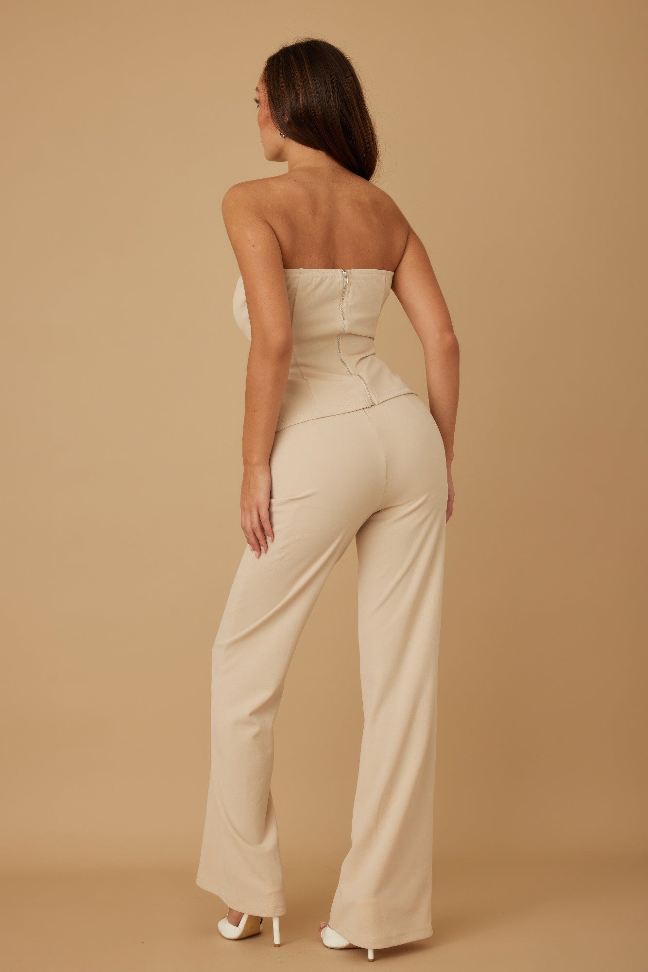 Classy Two Piece Sets With Oval Crystal Stone