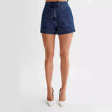 Denim Fashion Casual Sleeveless Women's Suit
